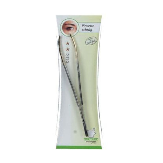 Morser Solingen Eyebrow Tweezer No.24b Slant Tip 1pc