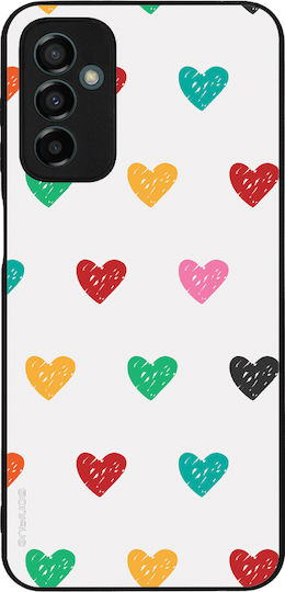 Sonique Heart Serie Hülle für Samsung Galaxy M23 5G Weiß 02