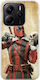 Deadpool Hamlet Xiaomi Redmi Note 14 5g Flexible TPU Transparent Silicone