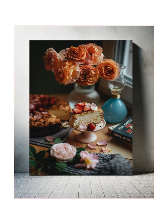 Painting Flowers Dessert 80x120