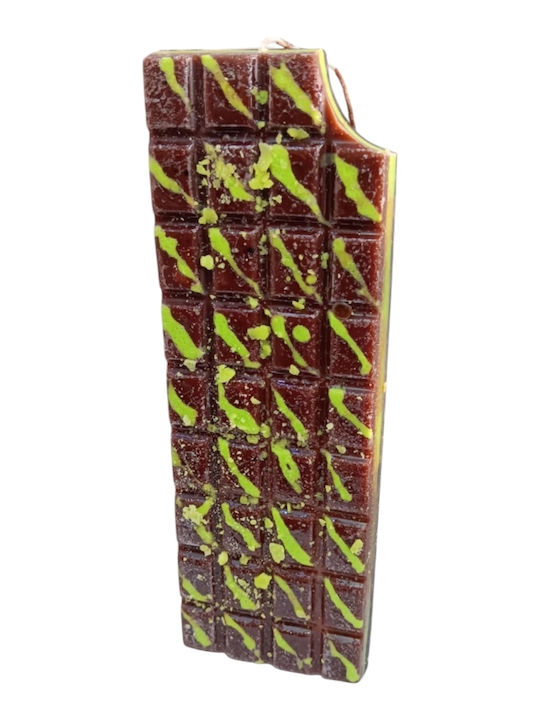 Handmade Funny Easter Candle XXL Large Chocolate Bar Dubai Chocolate 25cm Lab-10558 Handmade Funny Easter Candle XXL Large Chocolate Bar Dubai Chocolate 25cm Lab-10558