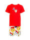 Kids' Set with Shorts Summer 2pcs Red