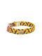Unicord Handmade Dog Collar Color Party Yellow 37-43cm M