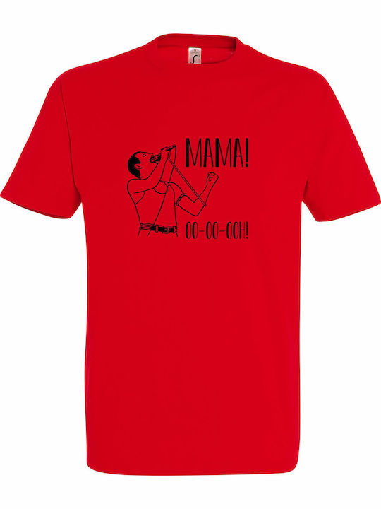 Παιδικό T-shirt Red Mama, The Queens, Freddie M...