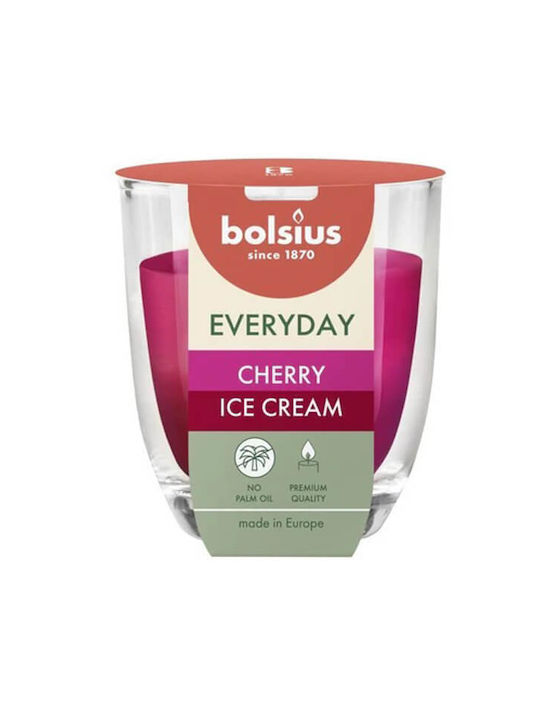 Bolsius Aromatic Candle In Jar With Cherry Perfume 135gr