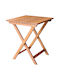 Florida-s Outdoor Dinner Free Standing Wood Table Honey Brown 60x60x60cm