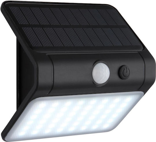 Globo Lighting Επιτοίχιο Ηλιακό Φωτιστικό 2.5W 300lm Φυσικό Λευκό 4000K με Αισθητήρα Κίνησης IP54 12x11.8εκ.