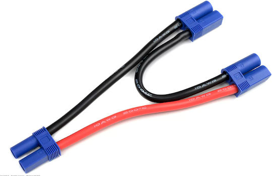 Revtec Power Y-Lead Serial Ec-5 10awg Silicone Wire 12cm 1 Piece RC Vehicles Spare Parts