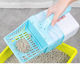 Lingură din plastic pentru litiera pisicii 30 de pungi M16xL8xH30cm Albastru