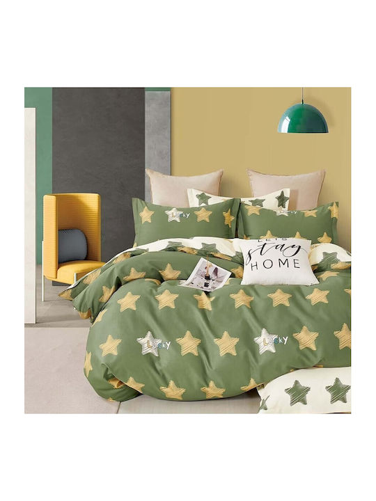 Pucioasa Bettbezug-Set Doppelbett mit 2 Kissenb...