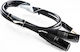 Welx Blackwaves RXC Kabel 2 x XLR-Stecker - 3,5 mm Stecker Μαύρο 1,5m