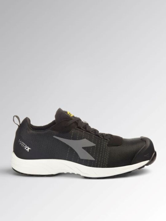 Utility Diadora Fly Litebase Matryx Waterproof Safety Low Black S3 with P Certification ESD FO HRO Slip Resistance