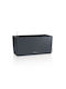 Lechuza Self-watering Planter Box Plastic Slate 40x19x19cm.