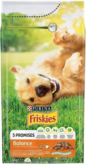 Balance 1.5kg Dry Food for Adult Dogs with Chicken and Vegetables