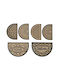 ArteLibre Entrance Mat Semicircular 40x60cm (Various Designs)