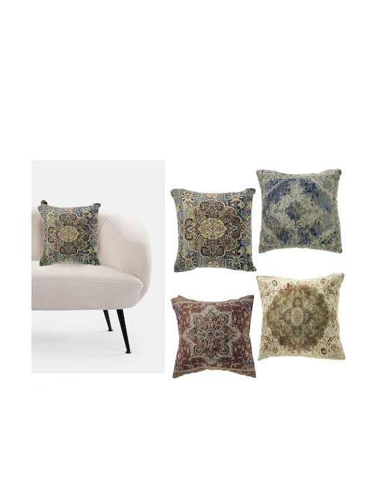 ArteLibre Sofa Cushion Made of 100% Cotton Multicolored 45x45cm (Various Designs)