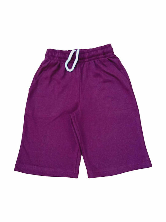 Sportliche Kinder-Shorts/Bermudas Burgunderrot