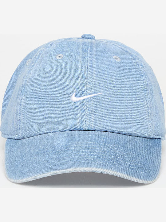 Nike Club Неструктурирана Деним Шапка Егейска Буря Гръмотевичносиньо