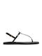 Women's Flat Sandals in Black Color