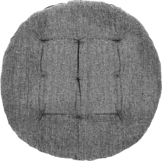 Μαξιλάρι Καρέκλας Κήπου Στρογγυλό Gray 38x38εκ.