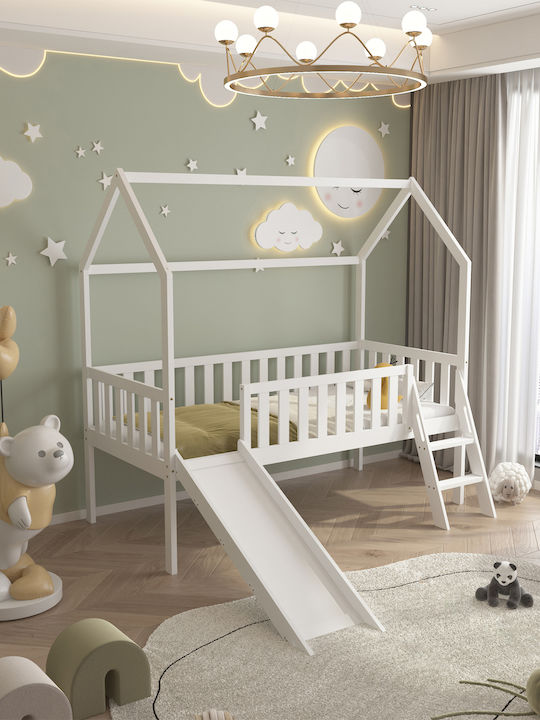 PHYLLIS Montessori Loft Bed Single για Στρώμα 90x190cm
