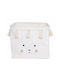 Jabadabado Children's Storage Basket Made of Fabric Bunny 28x28x24cm