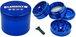 Elements Grinder Τρίφτης Μπλε Medium 55mm Aluminium 4 Parts
