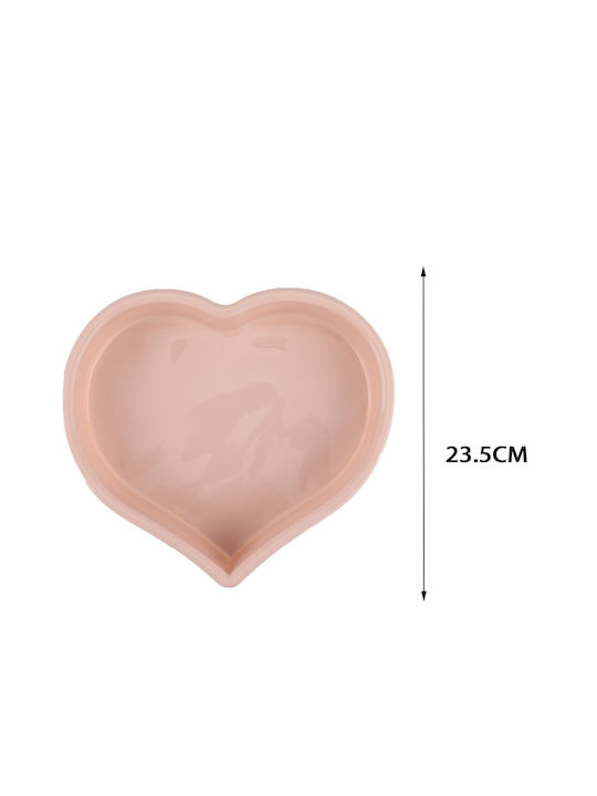 Tpster Backform Torte Silikon 23.5x20.5cm Pink 1cm