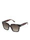 Nina Ricci Women's Sunglasses with Brown Tartaruga Plastic Frame and Brown Gradient Lens