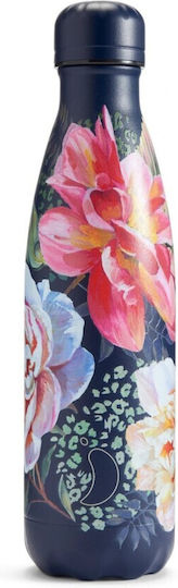 Chilly's Floral Bottle Thermos Stainless Steel BPA Free 500ml Floral Climbing Camellia