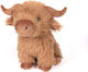 Friendlies Plush Cow Brown for 3+ Years 24 cm