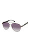 Kenneth Cole Women's Sunglasses with Gray Metal Frame and Purple Gradient Lens