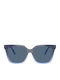 Tory Burch Damen Sonnenbrille mit Blau Kunststoff Gestell und Blau Verlaufsfarbe Linse TY7212D-317880
