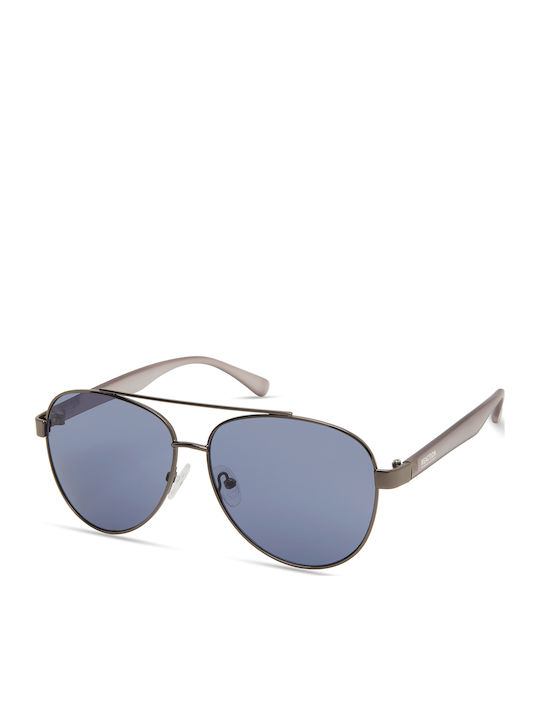Kenneth Cole Unisex Γυαλιά Ηλίου με Γκρι Μεταλλικό Σκελετό και Γκρι Φακό