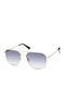 Kenneth Cole Unisex Γυαλιά Ηλίου με Χρυσό Μεταλλικό Σκελετό και Μπλε Ντεγκραντέ Φακό