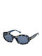 Nina Ricci Women's Sunglasses with Brown Tartaruga Plastic Frame and Blue Lens S0388637