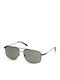 Kenneth Cole Men's Sunglasses with Black Metal Frame and Green Lens