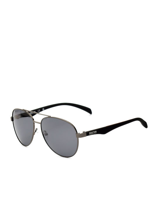 Kenneth Cole Ανδρικά Γυαλιά Ηλίου με Γκρι Μεταλλικό Σκελετό και Γκρι Φακό
