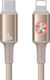 Usams SJ753 Braided / LED USB-C to Lightning Cable 30W Beige 1.2m (SJ753USB02)