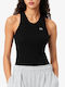Damen Bluse Baumwolle Ärmellos Black