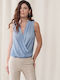 Damen Bluse Ärmellos Ciell