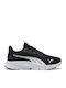 Flexfocus Lite Kids Sports Shoes Running with Laces Black