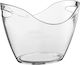 Einfache Champagners Kunststoff mit Abmessungen 35.5x25.5x24.5cm Transparent