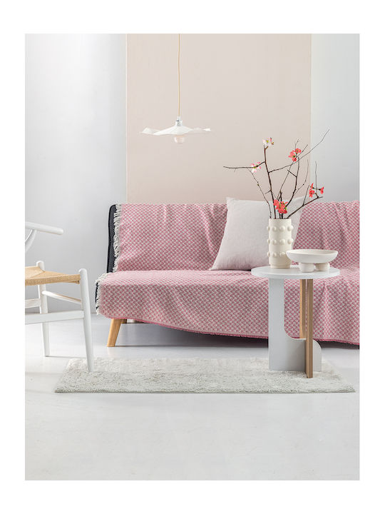 Palamaiki Mary Ριχτάρι Διθέσιου Καναπέ 210x250εκ. Rose