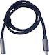 Naxius Video Cable USB-C male - USB-C female 66W Λευκό 1m