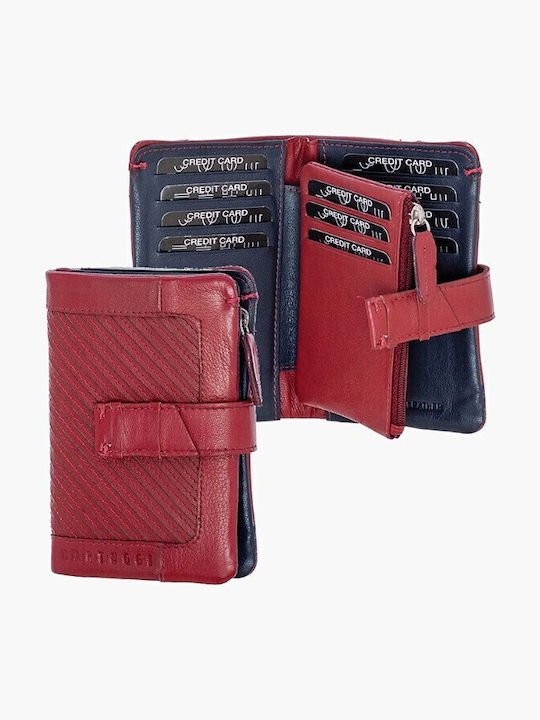 Bartuggi Leather Women's Wallet Classic Burgundy