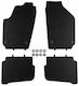 Carro 247502 Rubber Mats Volkswagen Polo 2001-2009 Fox 2005-2010 Skoda Fabia 1999-2008 Seat Ibiza Cordoba 2002-2008 4 Pieces Black