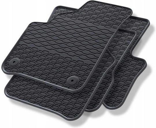 Car 247496 Rubber Mats Seat Mii Electric Citigo-e 2019-2020 Volkswagen E-up 2019-2023 4 Pieces Black
