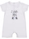 Tender Comforts Baby Bodysuit Short-Sleeved White