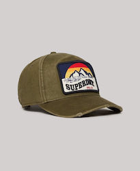 Superdry Unisex Καπελο Λαδι W9010177a-6je Vintage Khaki